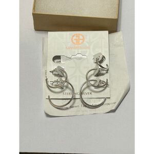 Giani Bernini Sterling Silver Hoop Earrings Set